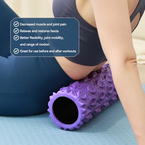 Foam Roller, 15 inch High Density Massage Roller for Exercise