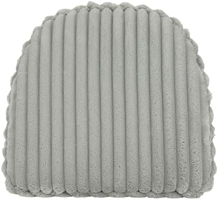 Klear Vu Raindrop The Gripper Non Slip Chair Cushions, Soft & Comfortable Seat Pad, Sitting Pillow for Kitchen, Dining or Office, 4 Count (Pack of 1), Lush Pewter
