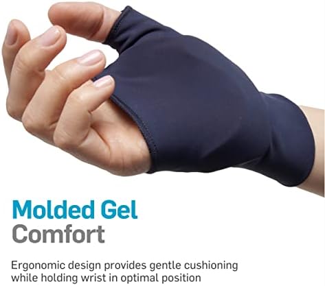 NatraCure Computer Gloves (Carpal Tunnel Relief) Size: Medium/Large - One Pair (Reversible) - (For Wrist and Hand Pain Relief from Typing and Other Repetitive Movements)