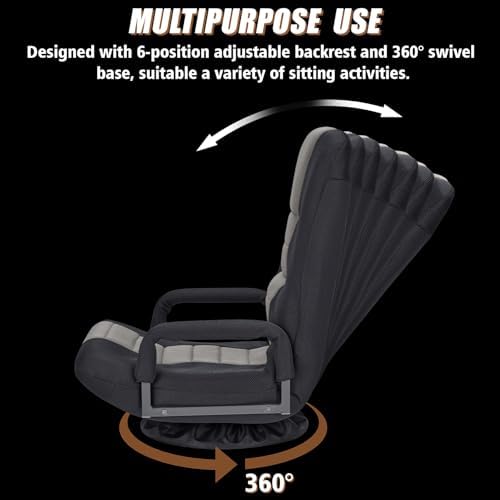 Swivel Gaming Chair 2PACK Video Game Chairs w/6 Adjustable Postion