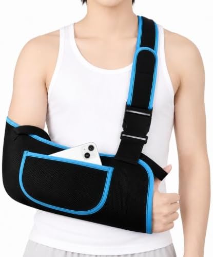 Arm Sling Shoulder Immobilizer for Men & Women, Rotator Cuff Support Brace