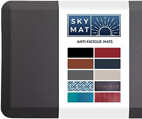 Sky Solutions Anti Fatigue Kitchen Mats for Floor (24inx70in,Gray)