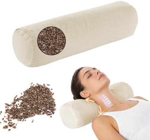 Adjustable Buckwheat Neck Pillow - Cervical Roll to Relieve Tension