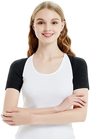Shoulder Support Brace Warm Shoulder Protection Elastic Wool Pad Stability Brace Adjustable Warp Sleeve Protector for Pain Relief Injury Recovery Compression Arthritis Chronic Unisex