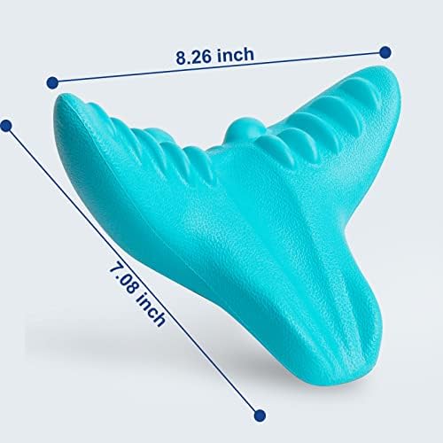 Cervical Neck Traction Device, Neck and Shoulder Relaxer, Cervical Traction Device, Neck Relaxer with Massage Nodes, Headache Relief