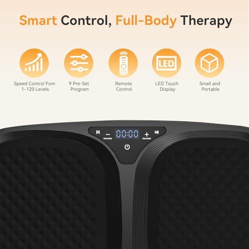 NEWBULIG Vibration Plate Exercise Machine Body Shaker for Home Office