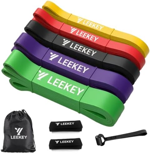 LEEKEY Resistance Bands Set for Pull Up Assistance & Exercise