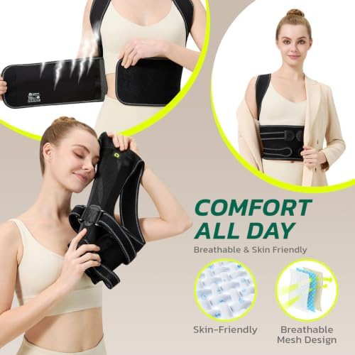 AOFIT Back Brace Posture Corrector for Women, Upgraded Upper Back Support