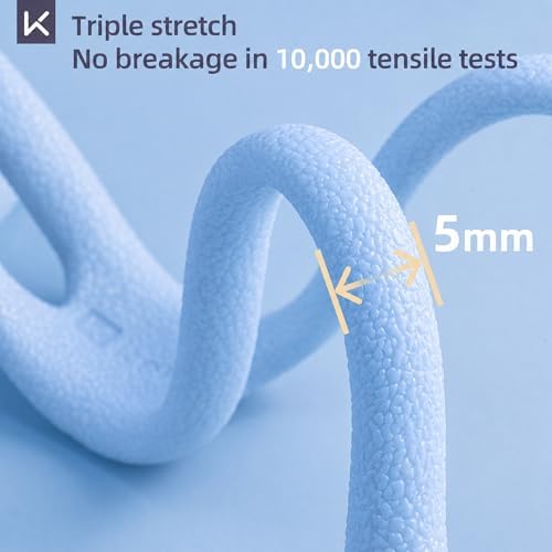 Keep Figure-8 Resistance Band - High Elasticity Exercise Band for Arm Toning, Shoulder & Core Stretching - Anti-Slip Grip Portable Fitness Equipment for Home Workout