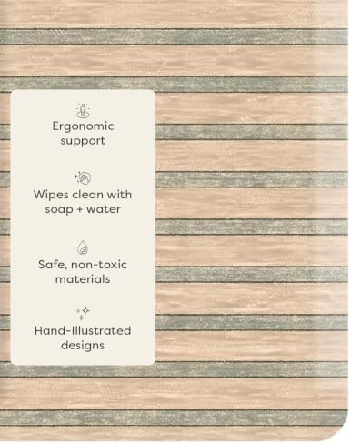 House of Noa Nama Standing Mat – Anti-Fatigue Cushioned Kitchen Mats for Floor | Ergonomic Bounce-Back Foam Kitchen Mats | Anti-Fatigue Mats for Kitchen & Standing | Devon Twine | 22" x 36"