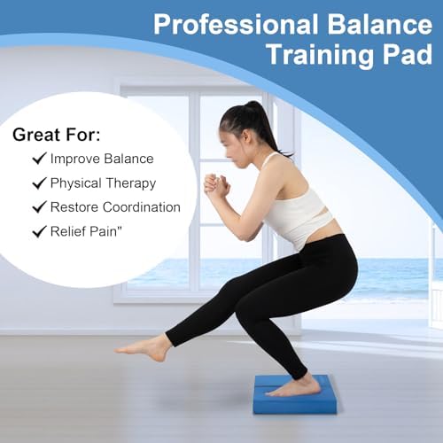 StrongTek Balance Board & Foam Pad Set – Core Training & Desk Fitness Combo