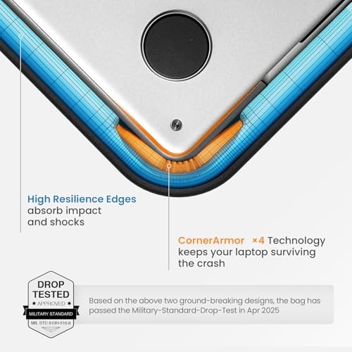 tomtoc 360° Protective Laptop Sleeve for 15-inch MacBook Air M5/A3448 2026