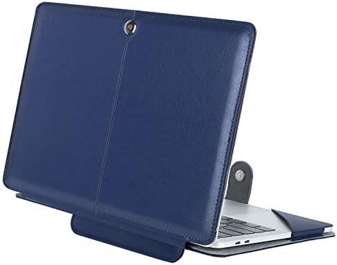 MOSISO PU Leather Sleeve Case Compatible with MacBook Air 13.6 inch
