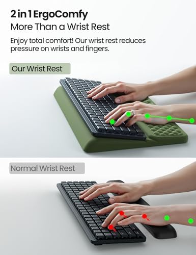 Vaydeer Wrist Rest with Keyboard Stand Ergonomic Computer Wrist Support Pad
