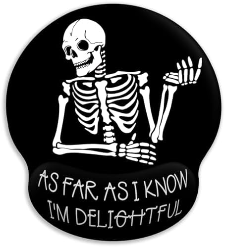 Blusabaca Skeleton Ergonomic Mouse Pad Wrist Rest Mousepad Wrist Support
