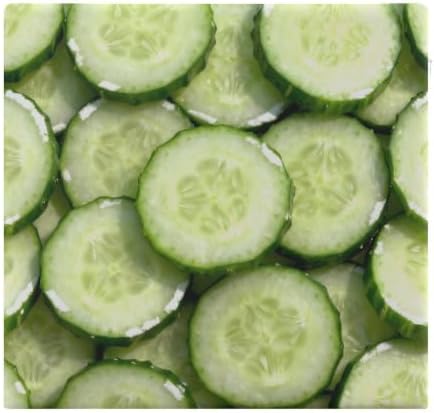 Square Chair Cushion Zipper Polyester Cover Cucumber Pickle