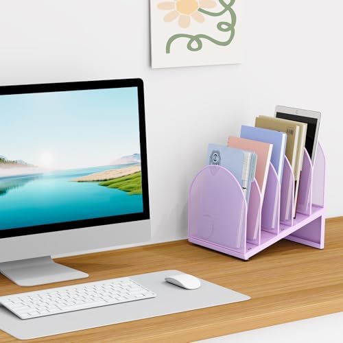 5-Section Desk File Organizer