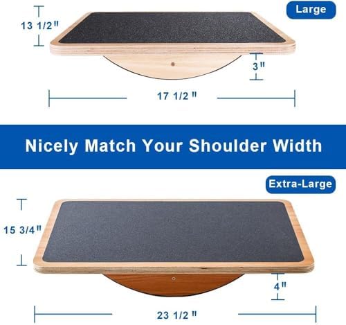 StrongTek Balance Board & Foam Pad Set – Core Training & Desk Fitness Combo