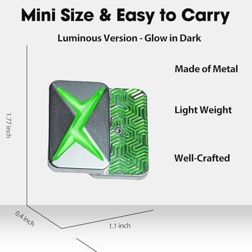Infinite Fidget Slider, EDC Magnetic Metal Fidget Toys for Adults