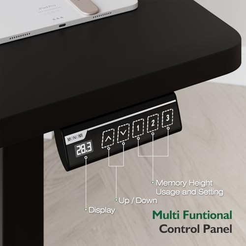 Monomi 59" Electric Standing Desk,Adjustable Height Sit Stand Up Desk,Black