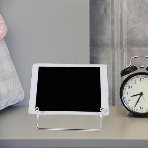 Multifunctional Iron Laptop Desk Stand with Detachable Tablet Holder 19.8x17.3x15cm for Office and Home Use