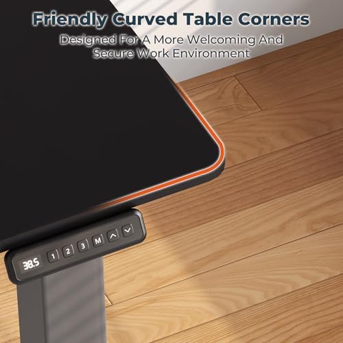 79x31'' 4 Leg Large Standing Desk,Electric Desk for Home Office