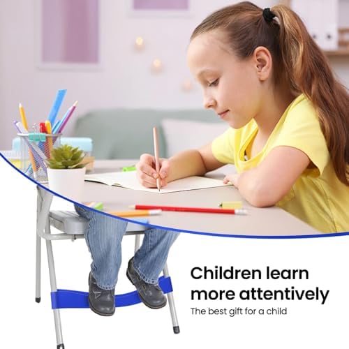 5 Pack, Chair Bands for Kids with Fidgety Feet, Blue