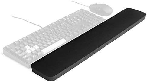 GRIFITI Fat Wrist Pad 24" x 4" x 0.75" Inch Computer or Mechanical Keyboard & Mousepad Wrists Rest Keyboards Mouse, Trackball or Trackpad Ergonomic Mousepad Support Large Hand Rests Typing Pads