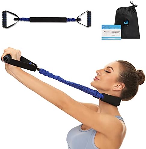 Neck Stretcher Exerciser, Cervical Traction Device for Neck Pain Relief and Cervical Spine Alignment. Portable Neck Traction Exerciser for Home/Office, Neck and Shoulder Relaxer. (20-25 Pounds)