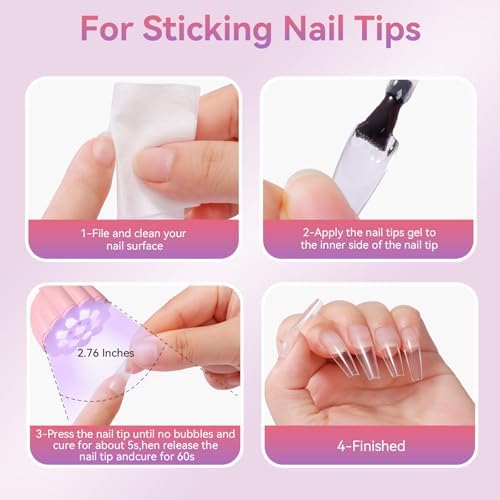 Makartt Gooseneck UV LED Nail Lamp for Nail Tips Builder Gel, DIY Salon Use
