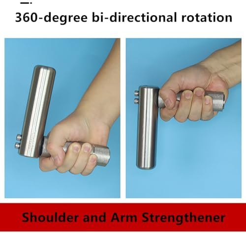 Shoulder & Arm and Wrist Strengthener, Hand Crank Rotation Upper Limb Strength Exercise Equipment for Shoulder, Arm, Wrist, Forearm Workout Trainer, Upper Body Training Tool