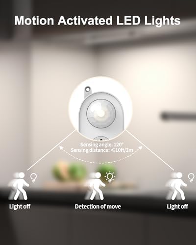 ASOKO Motion Sensor LED Under Counter Light 14.5in 3 Color