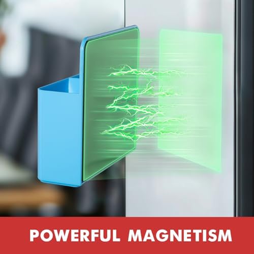 BEYGORM Plastic Magnetic Pen Holder, Powerful Magnet, 2 Pack
