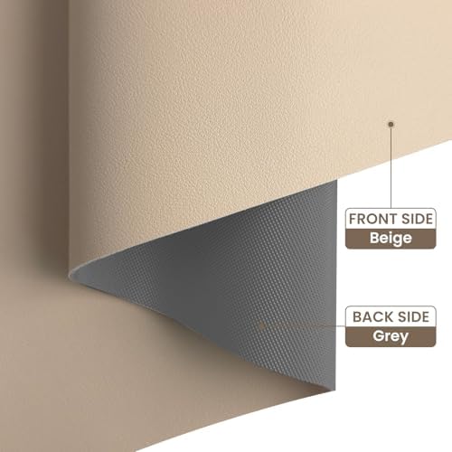 Leather Desk Pad Mat, Beige Desk Mat, 23.6" x 13.7"