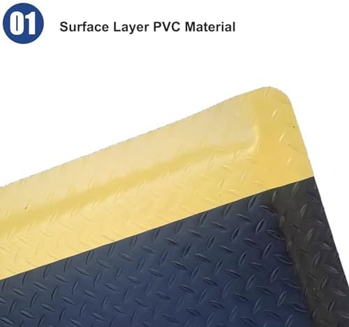 Anti-Fatigue Heavy Duty Diamond Plate Floor Mat