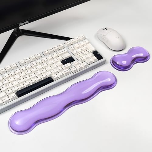 Gel Keyboard and Mouse Wrist Rest Set,Wrist Pad for Computer Keyboard