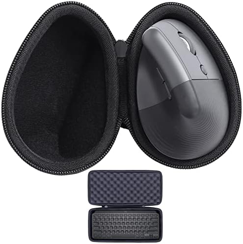 Hard Case for Logitech Lift Vertical Mouse + MX Keys Mini Keyboard