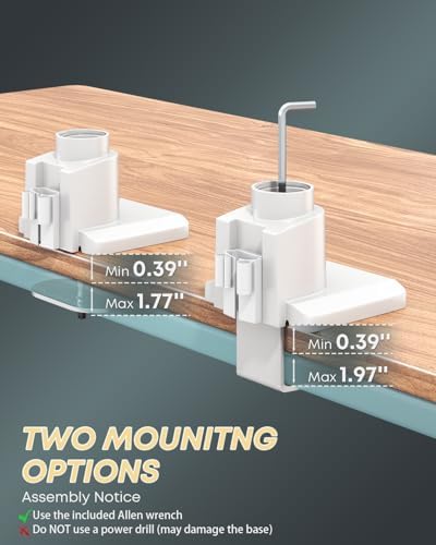 Dual Ultrawide Monitor Mount for 24-57'' Screens, Max Load 59.4 lbs per Arm