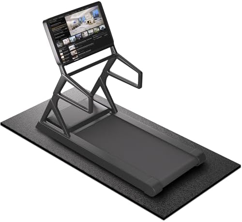 GymCope Treadmill Mat for Hardwood Floor Carpet 7'x3'/6'x3'/6'x2.5'/4'x2'