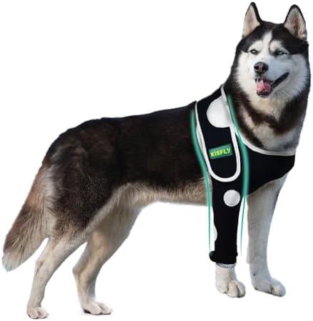 Dog Elbow Brace Front Leg, Shoulder & Elbow Protector Sleeve, L