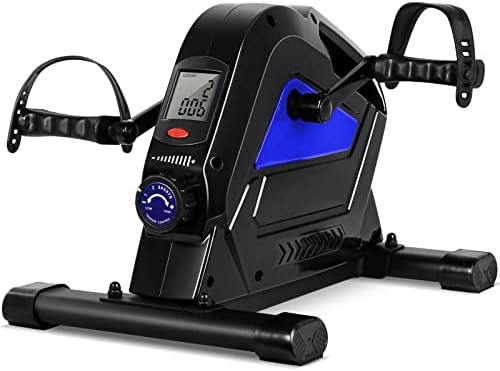 Himaly Under Desk Bike Pedal Exerciser, Mini Magnetic Exercise Bike