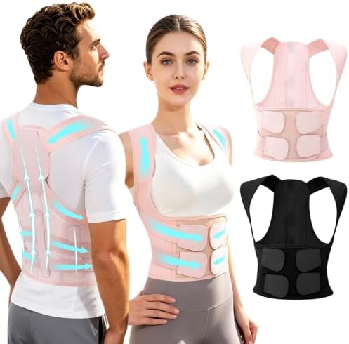 Posture Corrector for Men Women Back Brace Full Back Support Adjustable