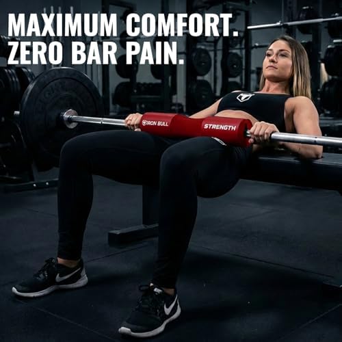 Advanced Squat Pad - Barbell Pad for Hip Thrusts, Squats & Lunges - Neck & Shoulder Squat Bar Pad Cushion Support Foam for Extra Comfort