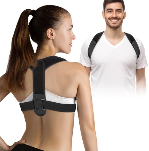 Posture Corrector for Women & Men, Breathable & Adjustable (Medium)
