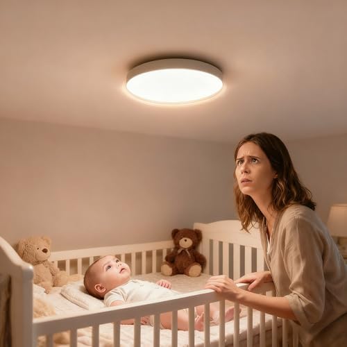 2pcs Baby Lamp Shade Cover - Soft Light for Night Feeding, Eye Protection, Prevents Direct Glare, Easy to Install (Khaki-45% Shading, 10-16in (27-41CM))