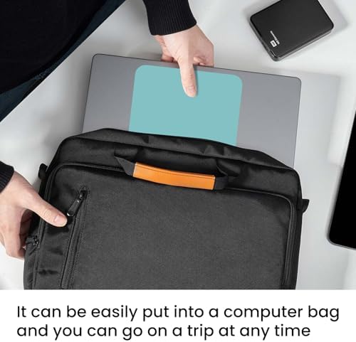 Small Mouse Pad 6 x 8 Inch, Horizontal and Vertical Flexible use. Great for Traveling, Wireless laptops, Keyboard Trays, Offices, etc. (Dark Green)