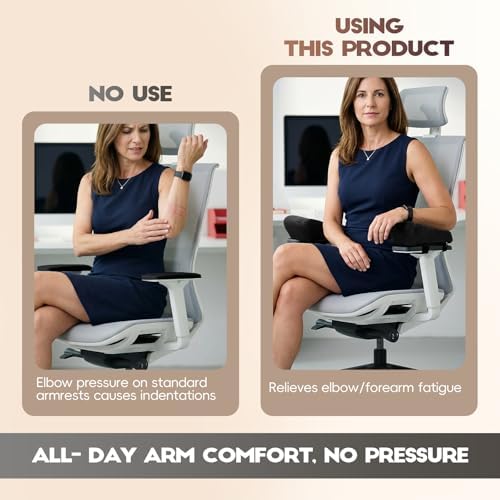 Chair Arm Pads for Office, Wheelchair and Gaming
