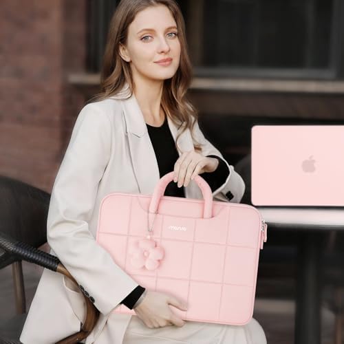 MOSISO Laptop Case 13.3 inch, 13-13.3 inch Laptop Sleeve, Pink