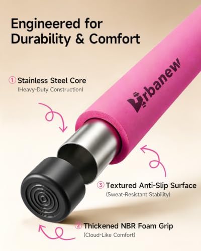 Yoga Stick, 60" Adjustable Stretching Stick for Mobility & Balance