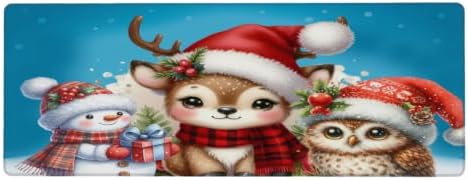 Christmas Large Mouse Pad Non-Slip Rubber Long Gaming Desk Mat